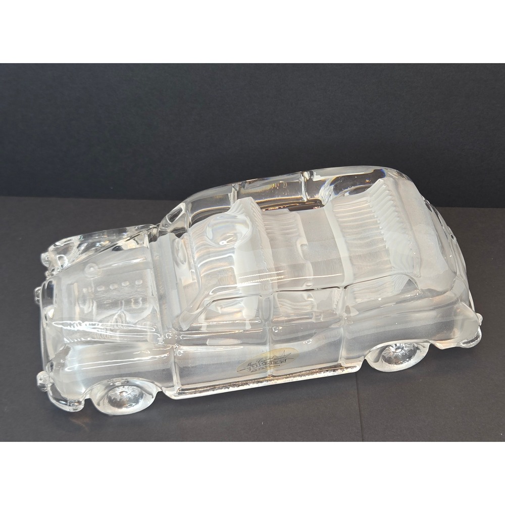 Foremen Magic Crystal London Taxi Cab Figurine Made in West Germany Lead Crystal